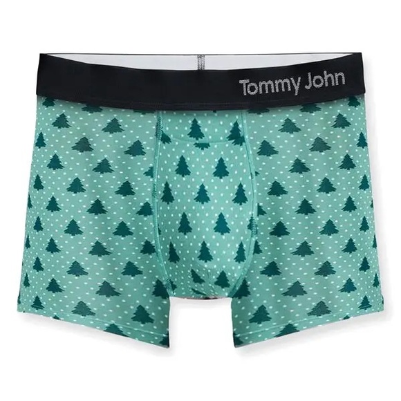 NWOT Tommy John Cool Cotton Holiday Pine 4” Briefs Size Medium - Picture 4 of 8
